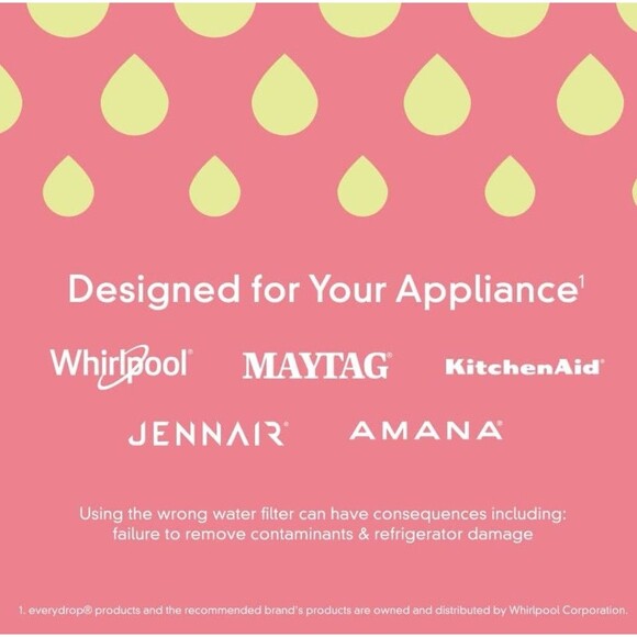 EveryDrop Whirlpool Ice Water‎ Refrigerator Filter 5 EDR5RXD1 - Picture 5 of 6